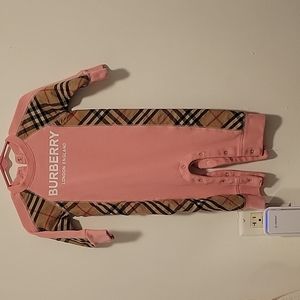 Burberry pink romper